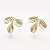Brass Stud Earring Findings KK-T038-581G-NF-2