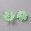 Frosted Acrylic Bead Caps MACR-S371-07A-733-2