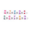 Opaque Acrylic European Large Hole Beads SACR-N020-01M-01-2