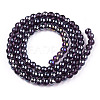 Electroplate Transparent Glass Beads Strands GLAA-T032-T4mm-AB03-3