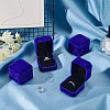 Square Velvet Ring Boxes LS-VBOX-WH0002-01D-5