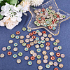120Pcs 6 Colors Alloy Rhinestone Snap Buttons DIY-CY0002-30-4