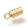 Brass Cord Ends KK-H759-41A-G-3