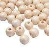 Natural Wood Beads X-TB10mmY-8-1