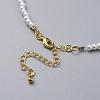 Glass Pearl Beads Pendants Necklaces NJEW-JN02564-4