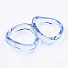 Transparent Acrylic Finger Rings X-RJEW-T010-01B-3