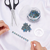SUNNYCLUE DIY Synthetic Moonstone Beads Stretch Bracelet Making Kits DIY-SC0012-84F-5