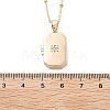 Clear Cubic Zirconia Locket Necklaces LS-NJEW-A036-01B-3