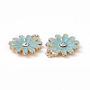 Alloy Rhinestone Pendants PALLOY-P287-01LG-03-3