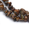 Natural Tiger Eye Beads Strands X-G-P332-45-2