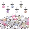 30Pcs Glass Pendant PALLOY-PH01669-1