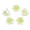 Spray Paint ABS Plastic Imitation Pearl Beads MACR-N013-001E-1