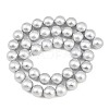 Wrinkle Textured Shell Pearl Beads Strands BSHE-E016-10mm-08-2