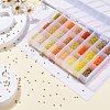 288G 24 Colors Glass Seed Beads SEED-JQ0005-01C-3mm-5