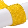 Transparent Glass Beads Strands GLAA-H021-04-06-1