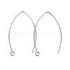 304 Stainless Steel Earring Hooks X-STAS-F191-02P-A-1