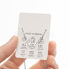 201 Stainless Steel Hollow Angel Number Pendant Necklaces for Women FS-WG21275-26-1