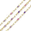 Rack Plating Brass Dapped Chains AJEW-Q153-03G-09-1