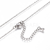 304 Stainless Steel Cable Chain Necklaces NJEW-I236-03P-6