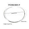Simple 304 Stainless Steel Flat Cuff Choker Necklaces Fashion Jewelry for Women RC6869-2-2