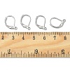 Tarnish Resistant 304 Stainless Steel Leverback Earring Findings X-STAS-S028-07-2