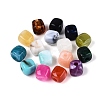 Two Tone Opaque Acrylic Beads OACR-Q205-04-2