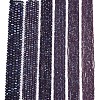 Electroplate Opaque Solid Color Glass Beads Strands EGLA-A044-P8mm-L11-2