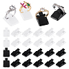 40Pcs 2 Colors Plastic Ring Holder KY-PH0002-37-1