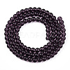 Transparent Glass Beads Strands GLAA-T032-T4mm-03-3
