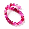 Natural Striped Agate/Banded Agate Beads Strands G-Z060-A01-B06-3