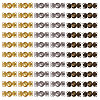 60Pcs 3 Colors Alloy Snap Lock Clasps FIND-GL0002-01-1
