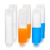 BENECREAT 50ml Transparent PE Plastic Flip Top Cap Bottles MRMJ-BC0001-18-1