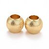 Eco-Friendly Brass Cat Eye Beads KK-M225-25G-A-2