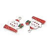 Christmas Alloy Enamel Pendants LS-ENAM-D050-13A-02P-2