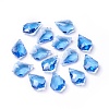Faceted Glass Pendants GLAA-F068-C12-2