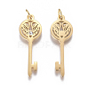 316 Surgical Stainless Steel Pendants STAS-L242-01G-2