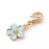 Zinc Alloy Enamel Pendants HJEW-JM00432-03-3