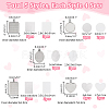 20Sets 5 Styles Alloy Pendants FIND-PH0020-32-2