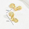 304 Stainless Steel Dangle Stud Earrings for Women GB6330-1-3