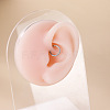 F136 Titanium Alloy Micro Pave Clear Cubic Zirconia Cartilage Earrings WG72C09-05-1-4