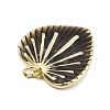 Brass Enamel Pendants KK-H206-11G-01-2