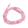Natural Strawberry Quartz Beads Strands X-G-R475-007-2