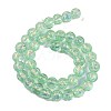 Handmade Foil Lampwork Beads Strands FOIL-K003-06B-06-2