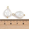 Natural Freshwater Pearl Keshi Pearl Pendants STAS-D378-06B-G-3