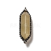 Natural Lemon Quartz Big Pointed Pendants G-F731-05D-3