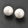 Baking Paint Pearlized Glass Pearl Round Beads HY-Q001-01B-3