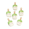 Alloy Enamel Pendants AL-CBAC5EF-07G-04-1