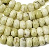 Natural Yellow Turquoise(Jasper) Beads Strands G-A280-A02-02-4
