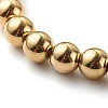 Round Imitation Gemstone & Plating Beads Stretch Bracelet Sets BJEW-JB06409-02-10
