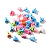 UV Plating Opaque Acrylic European Beads SACR-Z007-01A-1